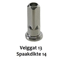 VERLOOPNIPPEL VELG 13 SPAAK 14 p/stuk