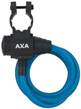 AXA "Zipp" KRULSLOT 8mm/120cm Blauw