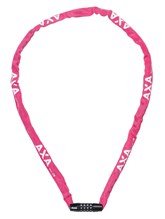 AXA "Rigid" CIJFER KETTINGSLOT Roze 120cm 3.5 safetyindex 3