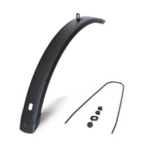 VOORSPATBORD 28" 58mm vlak mat Zwart Eurofender Tempo square