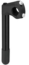 STUURPEN 22.2mm 2-bouts Zwart 18cm