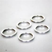 Zak a 5 BALHOOFDVULRING 1.1/8 ZILVER 3mm spacer