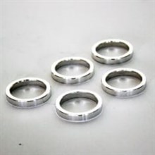 Zak a 5 BALHOOFDVULRING 1.1/8 ZILVER 5mm spacer