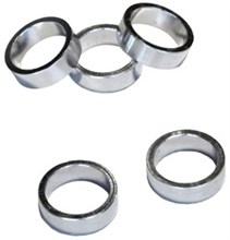 Zak a 5 BALHOOFD VULRING 1" ZILVER 10mm spacer