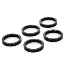 Zak a 5 BALHOOFD VULRING 1" ZWART 5mm spacer