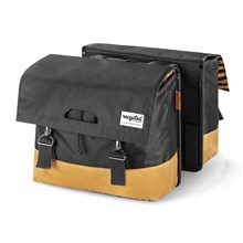 Urban Proof dubbeltas 40L Grijs/Geel recycled