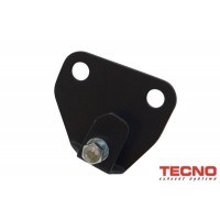 TOMOS UITLAAT verloopbeugel EURO2 Zwart  TO20021