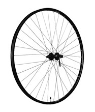 VOORWIEL 28" 622 Zwart Schijfrem centerlock Rival 21