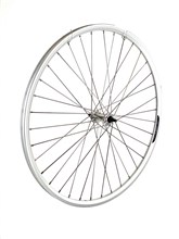 VOORWIEL 28" 622 Zilver Dynamic dak rvs spaak