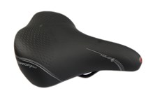 Selle Bassano zadel Bigcity Volare 3 Zone Comfort Plus Zwart