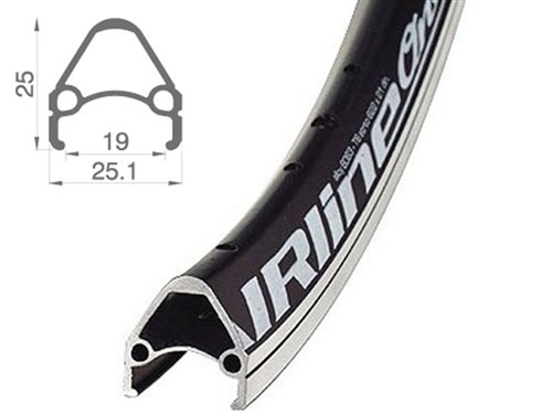 Velg 28 inch 622 airline 1 zwart 9x4 13