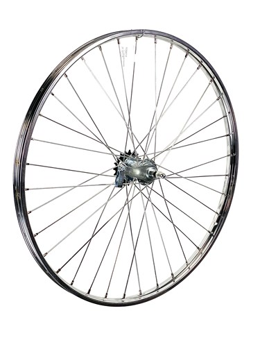 A-wiel 26x1.3/8 chroom imi remnaaf