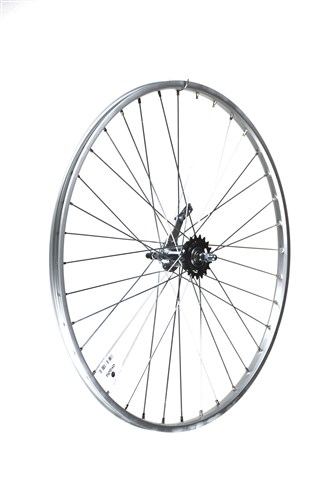 Roland Achterwiel werke 28"/622 x 24 - remnaaf ventura - 36 gaats 13g - zilver afbeelding