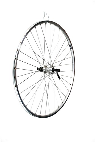 Achterwiel 700C uitval cass.8/9V Chrina zilver
