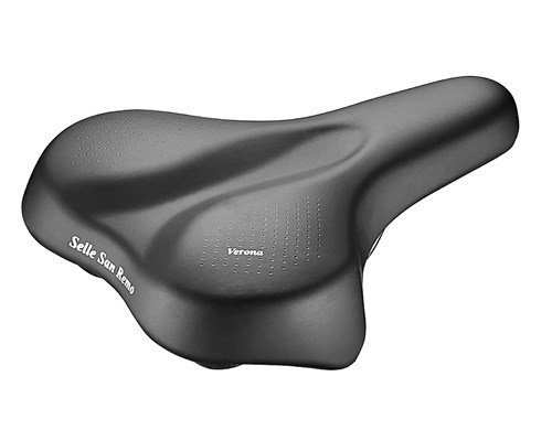 Zadel selle san remo verona vacuum zwart (kaart)