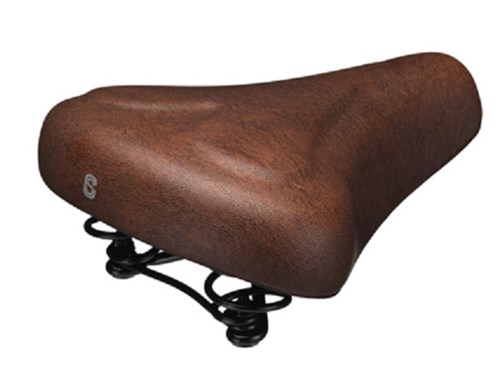 Selle Comfort zadel 261 hartje bruin met strop kaart afbeelding