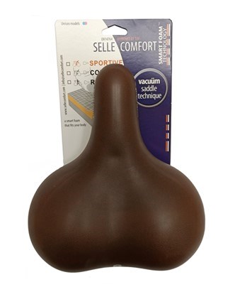 Selle Comfort zadel catana bruin memory foam afbeelding