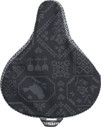 BOHÈME SADDLE COVER. charcoal